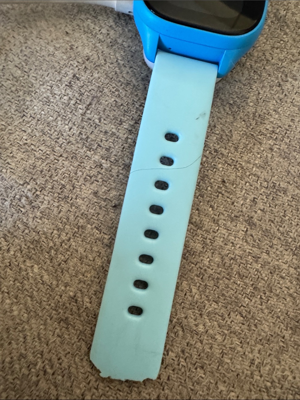 Blue Smartwatch with Light Blue Band - Unbranded